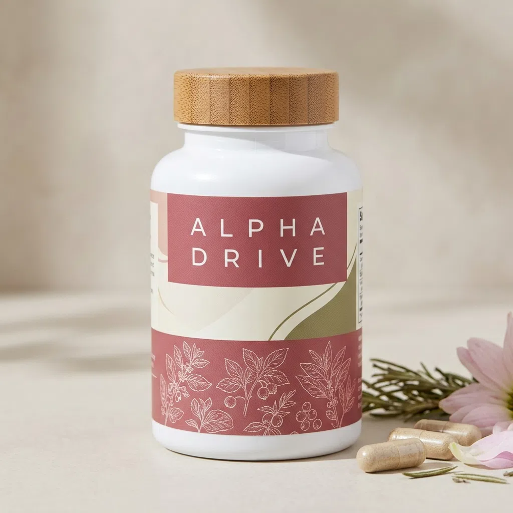 Alpha Drive -ravintolisäpurkki